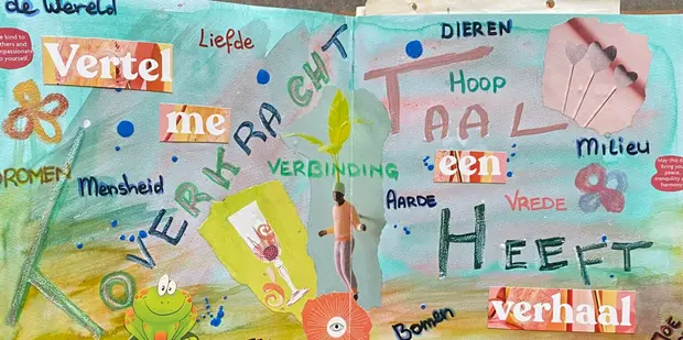Werk van een cursist bij Atelier Marni