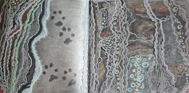 Werk van een cursist bij Atelier Marni