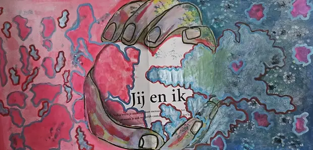 Werk van een cursist bij Atelier Marni